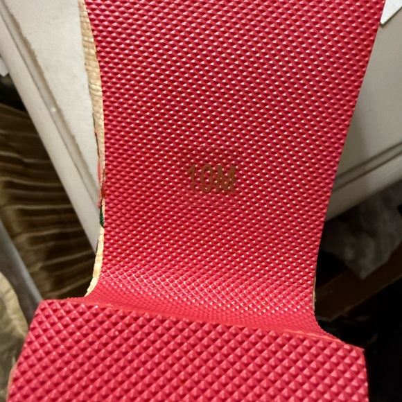 Matisse x Anthropologie Embroidered Cherry Platform Sandals 10 Like New - Picture 11 of 11